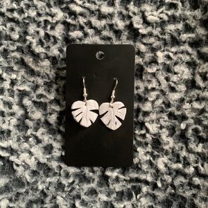clay earrings.